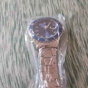 Rare Brand New Divers Automatic !!!! Date And Time Night Light, Blue Beautiful!!